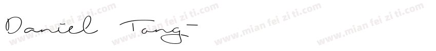 Daniel Tong字体转换